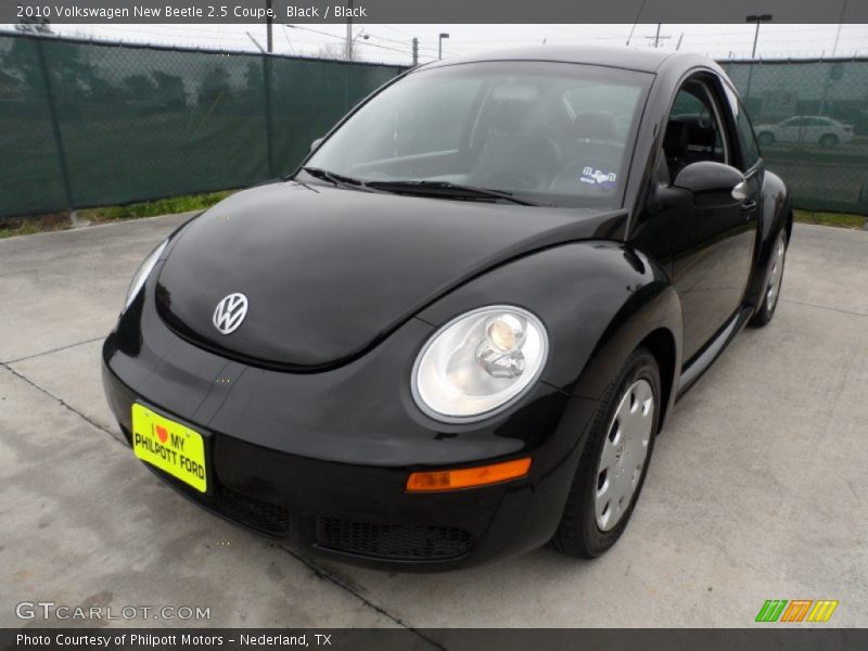 Black / Black 2010 Volkswagen New Beetle 2.5 Coupe