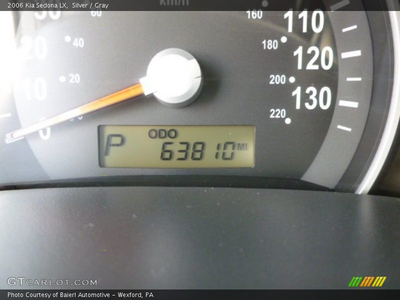 Silver / Gray 2006 Kia Sedona LX