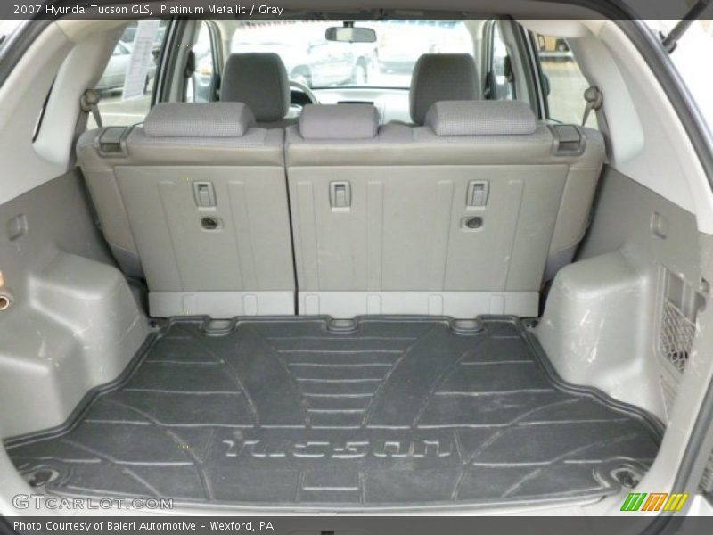Platinum Metallic / Gray 2007 Hyundai Tucson GLS