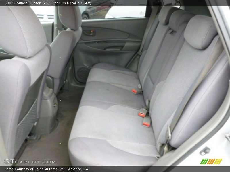 Platinum Metallic / Gray 2007 Hyundai Tucson GLS