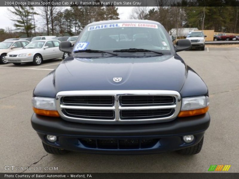 Patriot Blue Pearl / Dark Slate Gray 2004 Dodge Dakota Sport Quad Cab 4x4