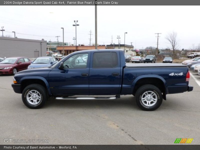Patriot Blue Pearl / Dark Slate Gray 2004 Dodge Dakota Sport Quad Cab 4x4