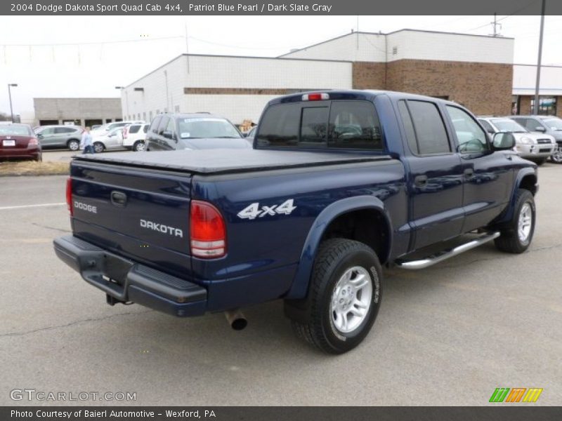 Patriot Blue Pearl / Dark Slate Gray 2004 Dodge Dakota Sport Quad Cab 4x4