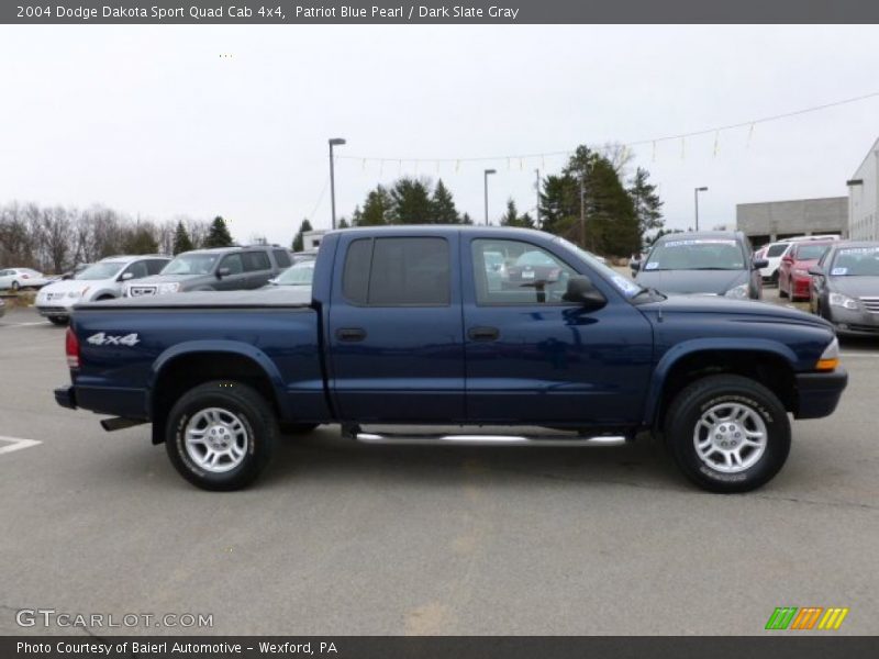 Patriot Blue Pearl / Dark Slate Gray 2004 Dodge Dakota Sport Quad Cab 4x4