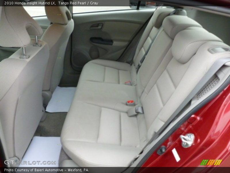 Tango Red Pearl / Gray 2010 Honda Insight Hybrid LX