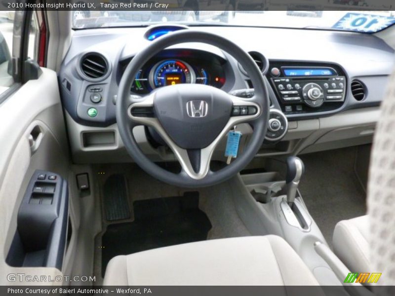 Tango Red Pearl / Gray 2010 Honda Insight Hybrid LX