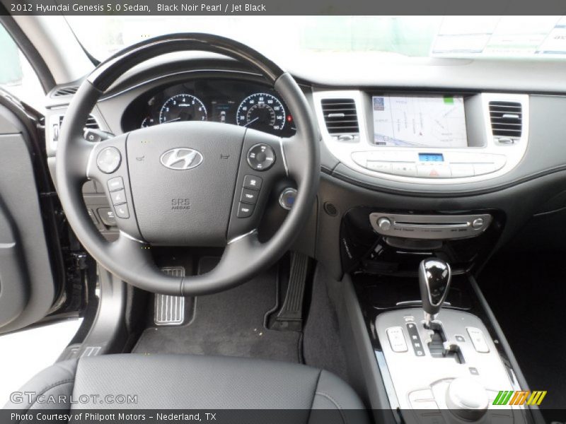 Dashboard of 2012 Genesis 5.0 Sedan