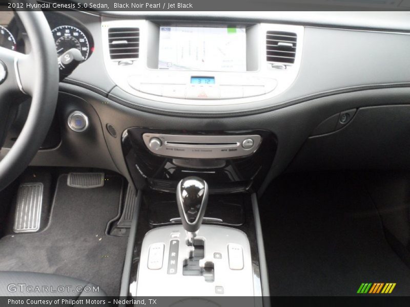 Black Noir Pearl / Jet Black 2012 Hyundai Genesis 5.0 Sedan