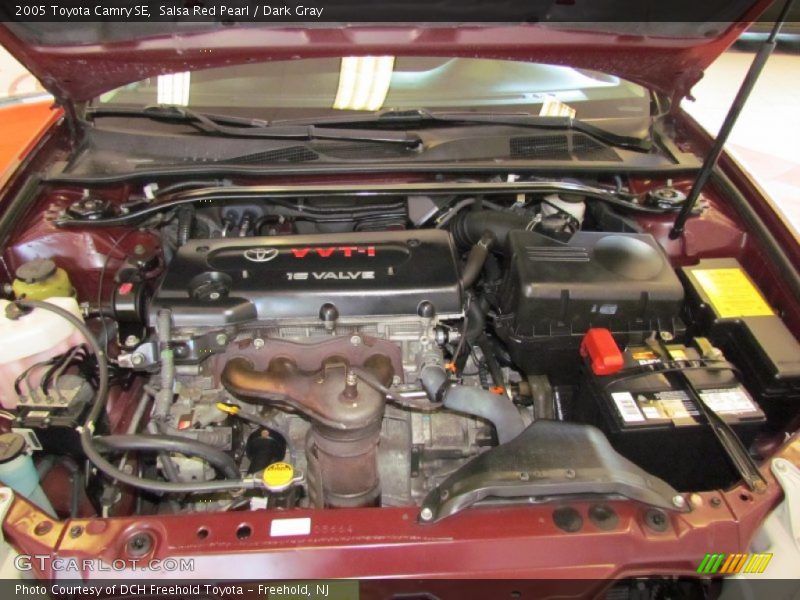 Salsa Red Pearl / Dark Gray 2005 Toyota Camry SE