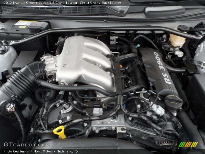  2012 Genesis Coupe 3.8 Grand Touring Engine - 3.8 Liter DOHC 24-Valve Dual-CVVT V6