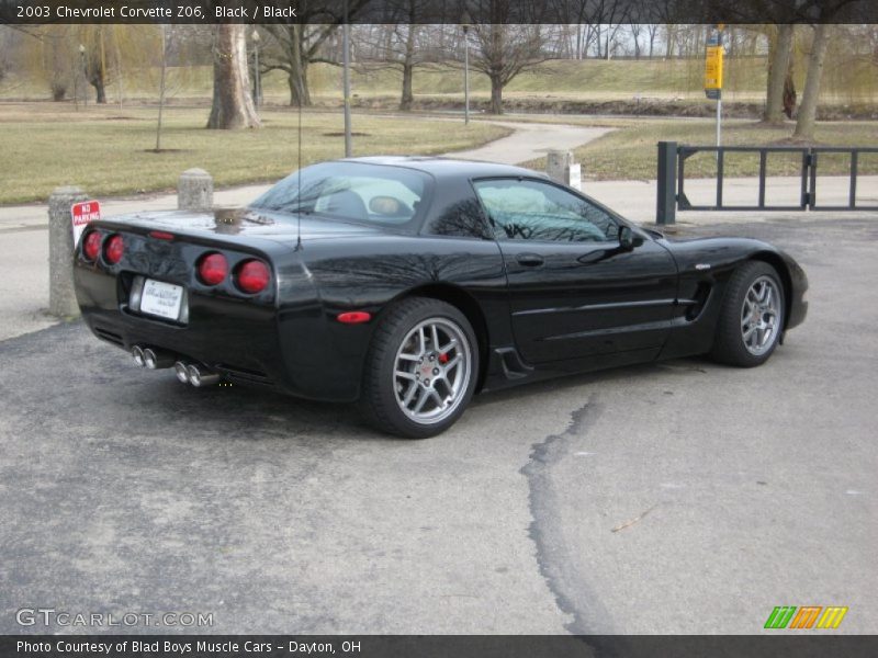 Black / Black 2003 Chevrolet Corvette Z06