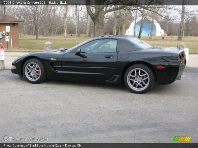 Black / Black 2003 Chevrolet Corvette Z06
