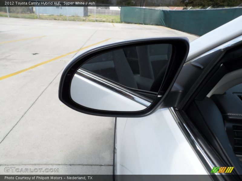 Super White / Ash 2012 Toyota Camry Hybrid XLE