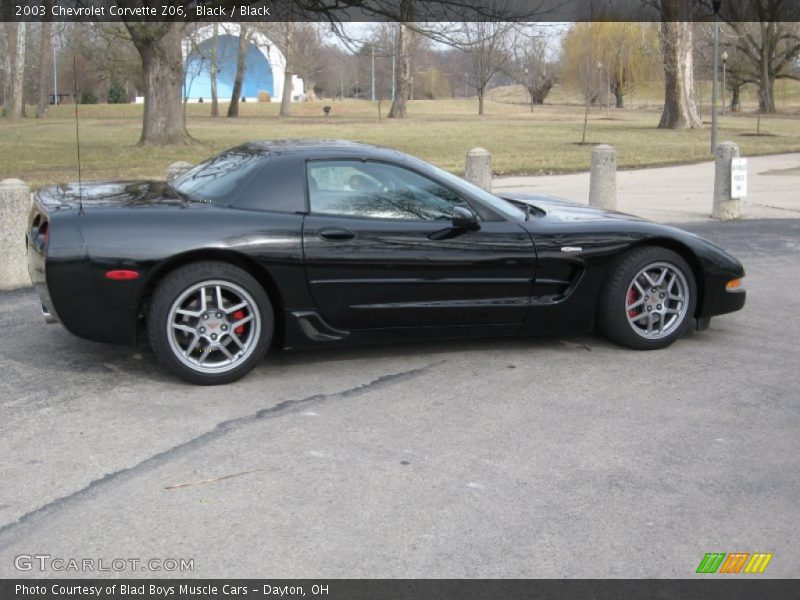 Black / Black 2003 Chevrolet Corvette Z06