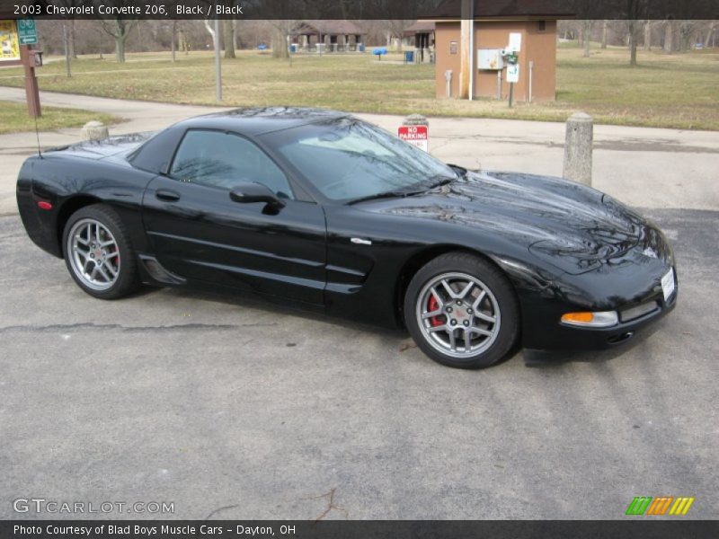 Black / Black 2003 Chevrolet Corvette Z06
