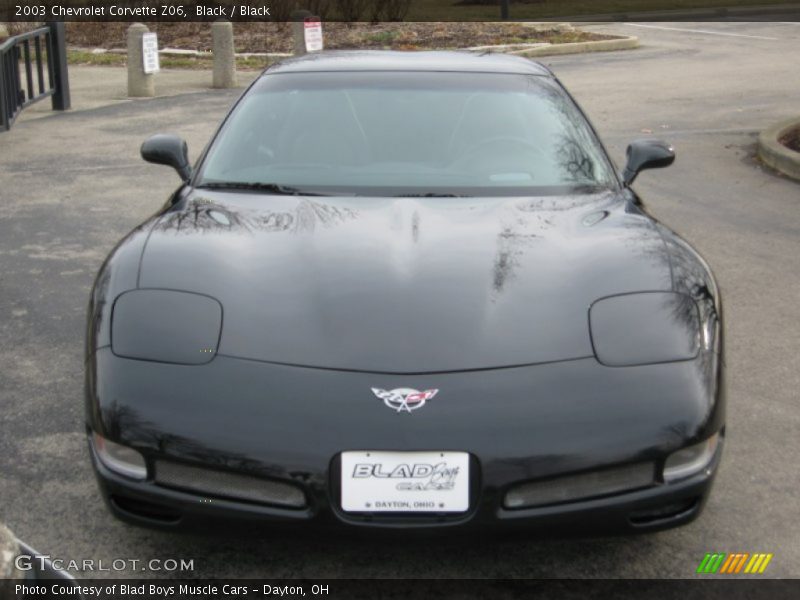 Black / Black 2003 Chevrolet Corvette Z06