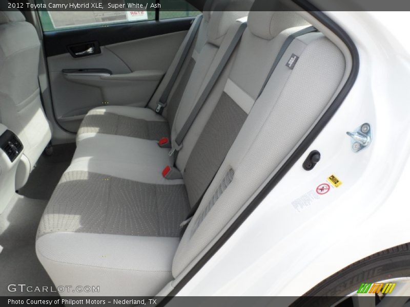Super White / Ash 2012 Toyota Camry Hybrid XLE