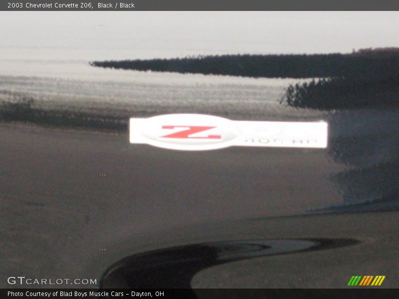 Black / Black 2003 Chevrolet Corvette Z06