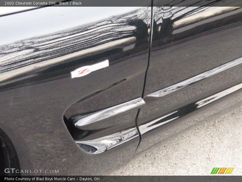 Black / Black 2003 Chevrolet Corvette Z06