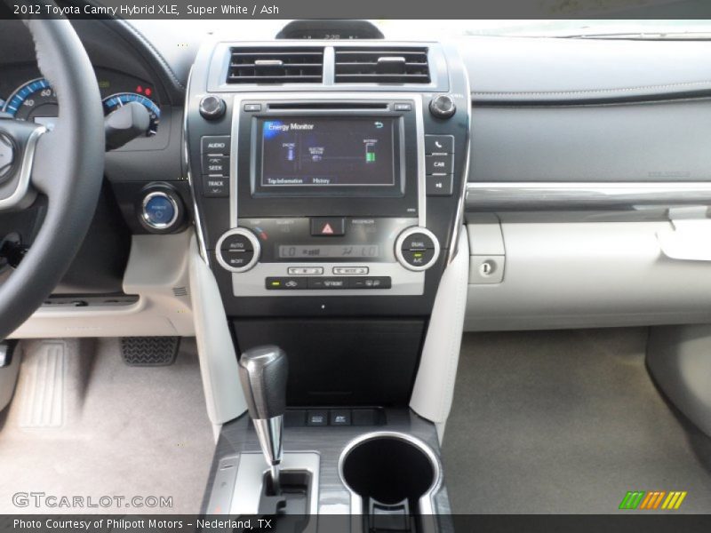 Super White / Ash 2012 Toyota Camry Hybrid XLE
