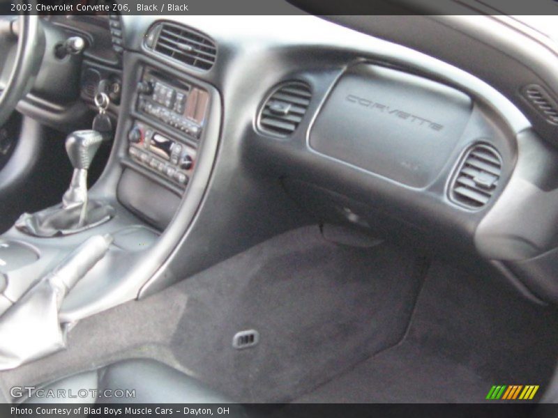 Black / Black 2003 Chevrolet Corvette Z06