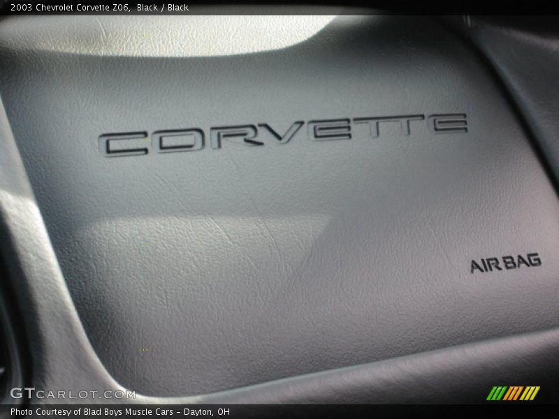 Black / Black 2003 Chevrolet Corvette Z06