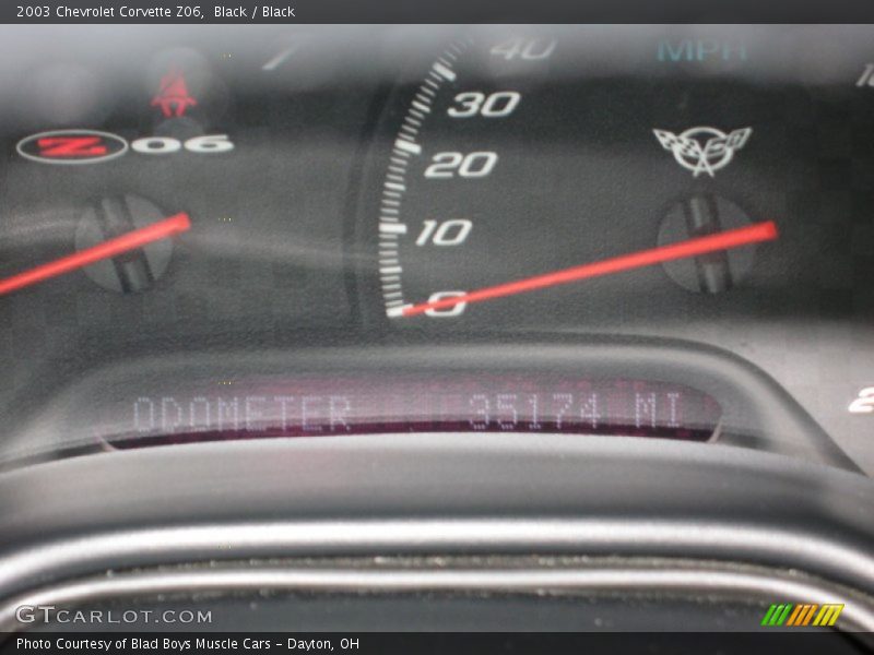 Black / Black 2003 Chevrolet Corvette Z06