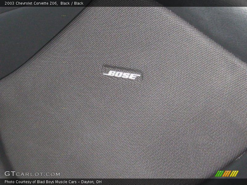 Black / Black 2003 Chevrolet Corvette Z06