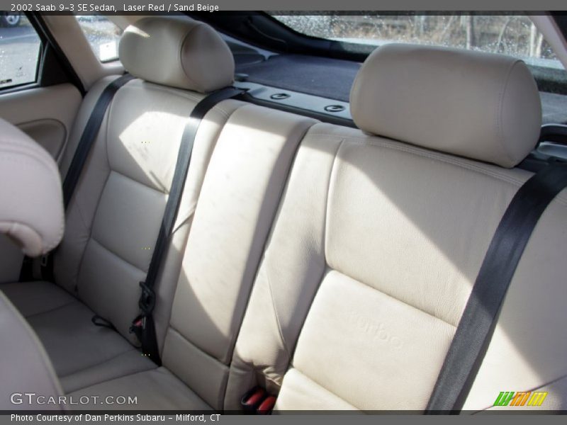 Laser Red / Sand Beige 2002 Saab 9-3 SE Sedan