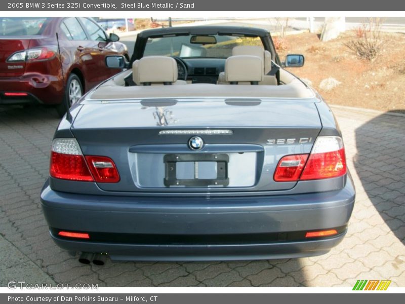 Steel Blue Metallic / Sand 2005 BMW 3 Series 325i Convertible