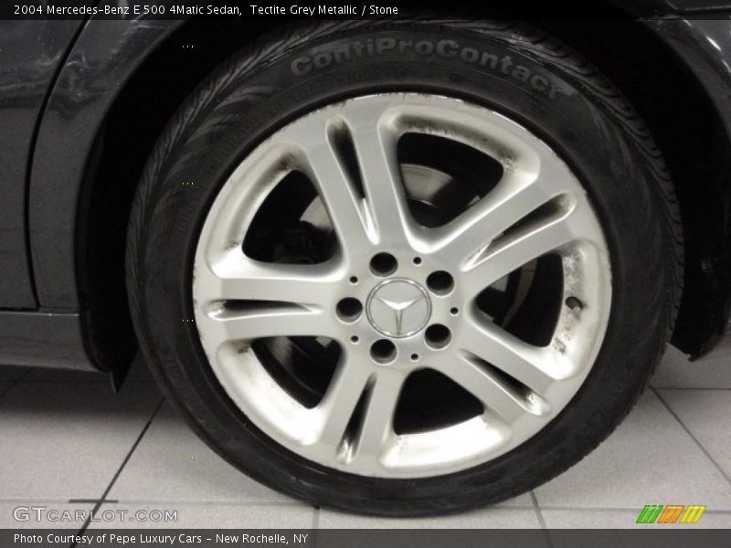 Tectite Grey Metallic / Stone 2004 Mercedes-Benz E 500 4Matic Sedan