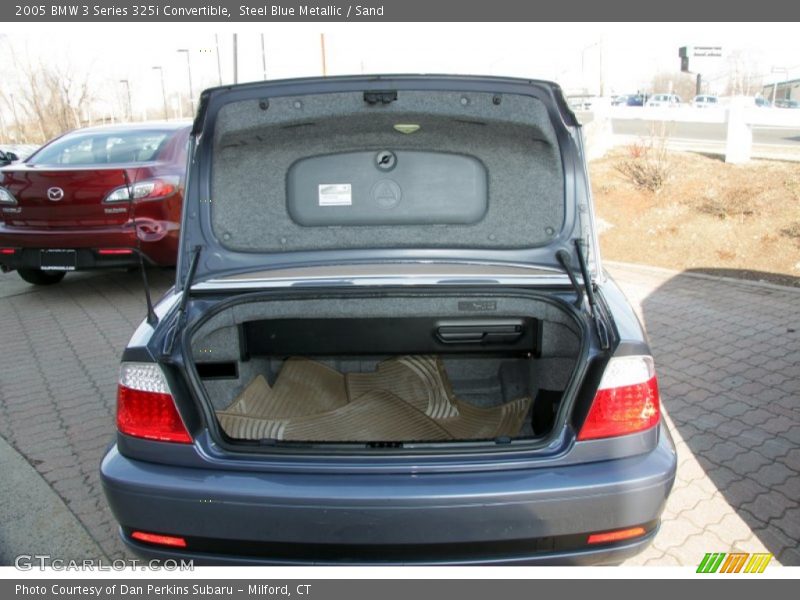 Steel Blue Metallic / Sand 2005 BMW 3 Series 325i Convertible