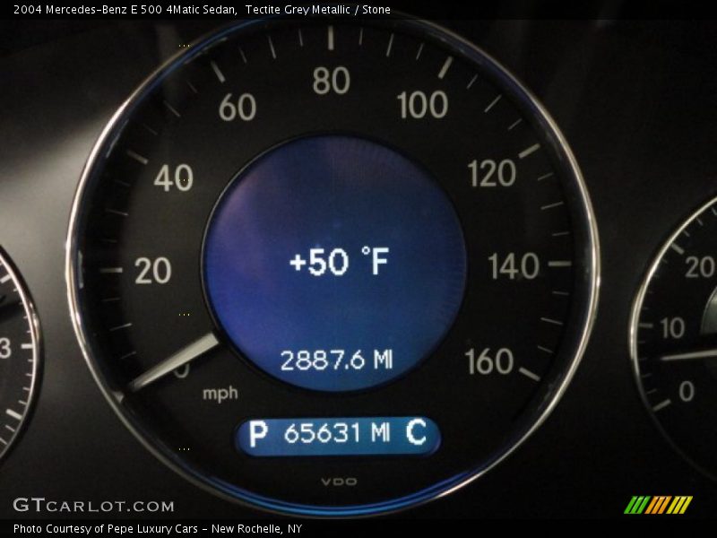Tectite Grey Metallic / Stone 2004 Mercedes-Benz E 500 4Matic Sedan