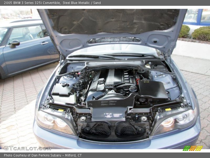 Steel Blue Metallic / Sand 2005 BMW 3 Series 325i Convertible