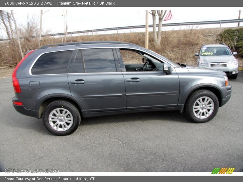 Titanium Gray Metallic / Off Black 2008 Volvo XC90 3.2 AWD