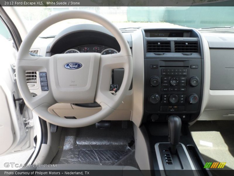 White Suede / Stone 2012 Ford Escape XLS
