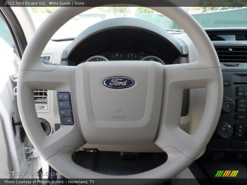 White Suede / Stone 2012 Ford Escape XLS