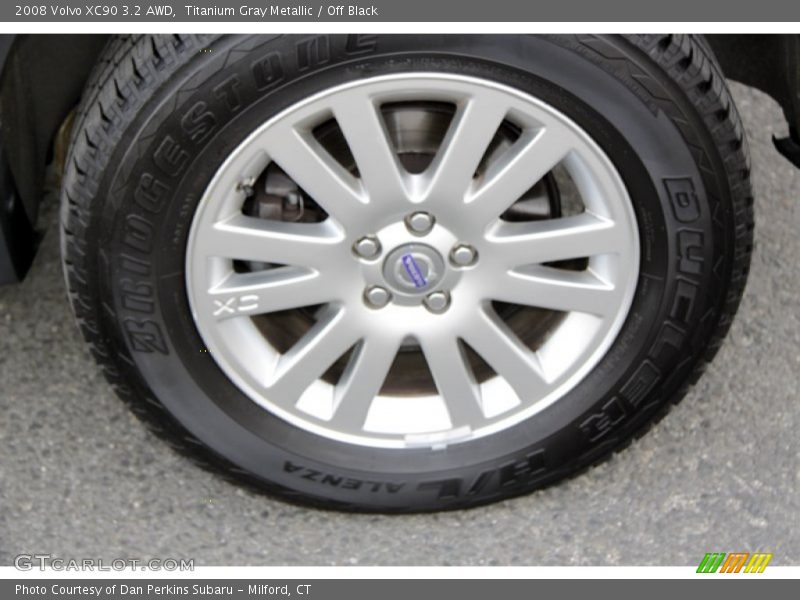 Titanium Gray Metallic / Off Black 2008 Volvo XC90 3.2 AWD