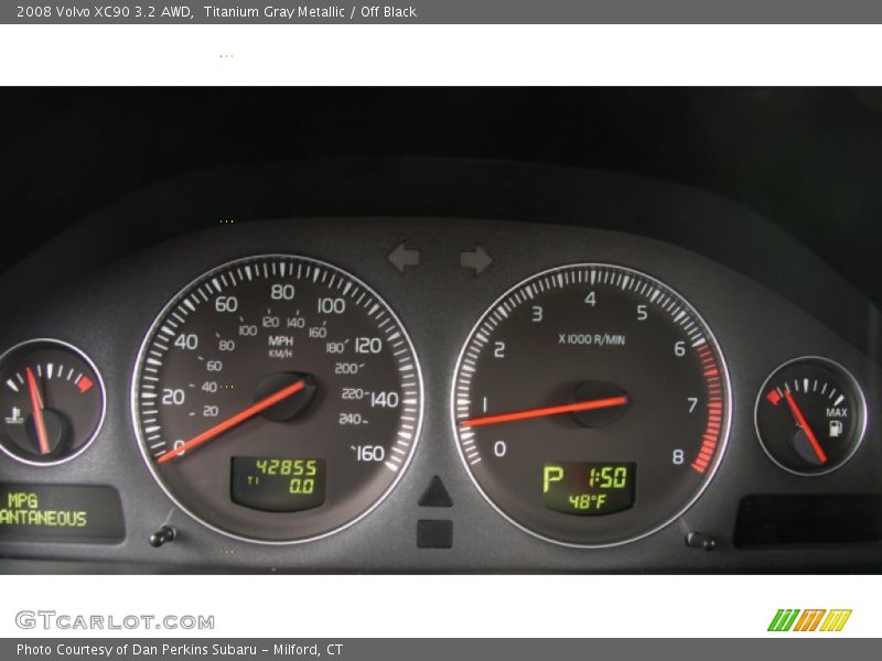 Titanium Gray Metallic / Off Black 2008 Volvo XC90 3.2 AWD
