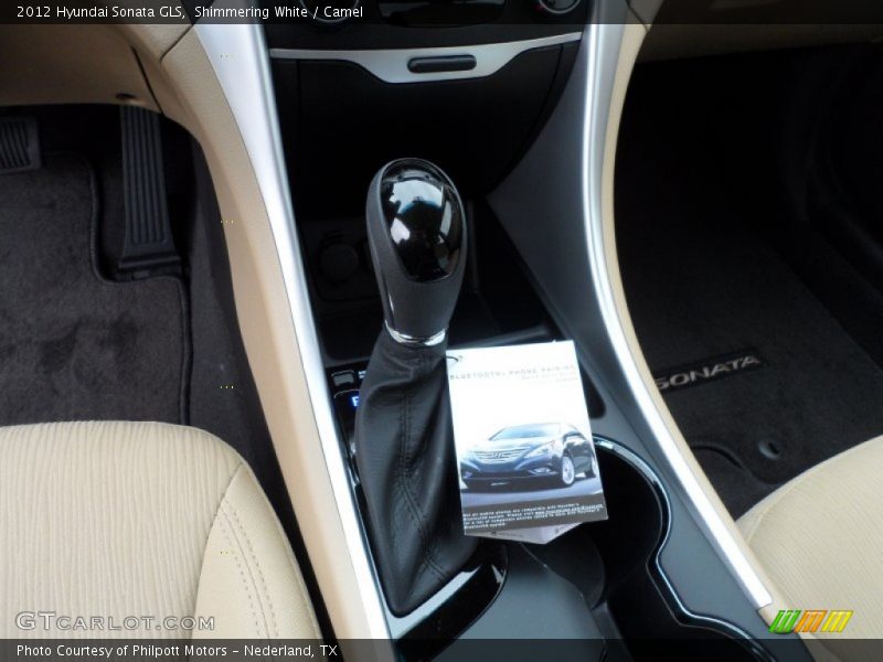 Shimmering White / Camel 2012 Hyundai Sonata GLS