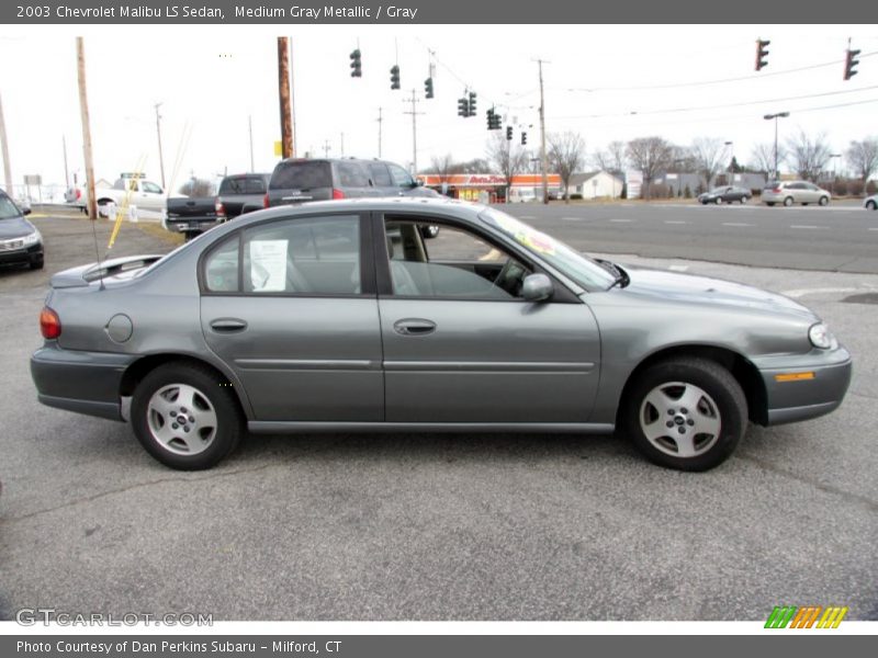 Medium Gray Metallic / Gray 2003 Chevrolet Malibu LS Sedan