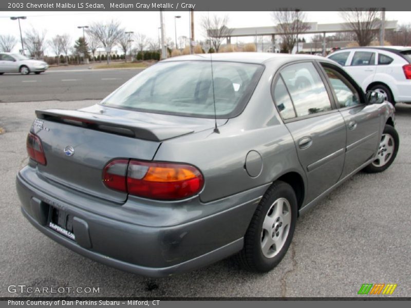 Medium Gray Metallic / Gray 2003 Chevrolet Malibu LS Sedan