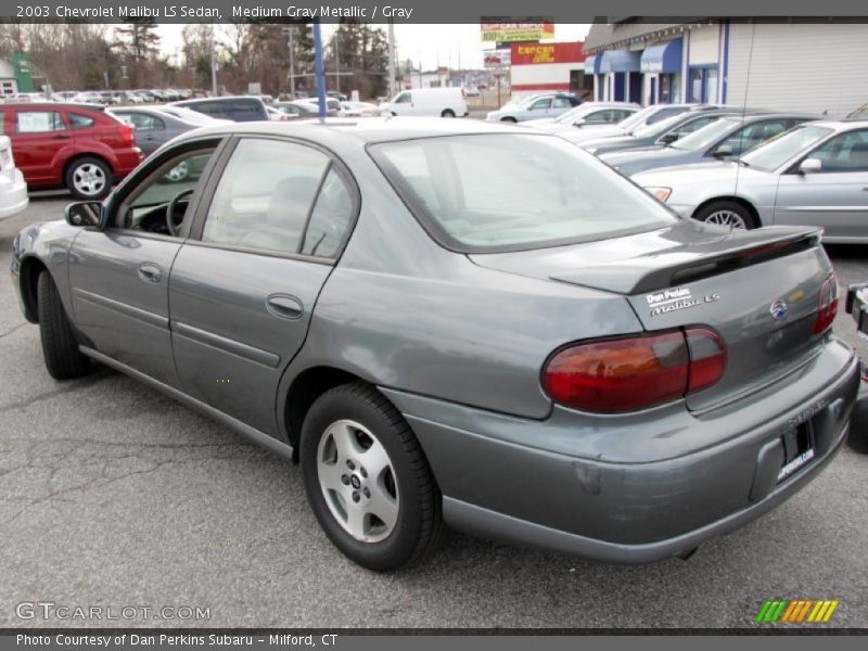 Medium Gray Metallic / Gray 2003 Chevrolet Malibu LS Sedan