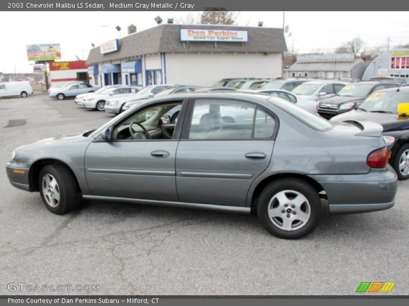 Medium Gray Metallic / Gray 2003 Chevrolet Malibu LS Sedan