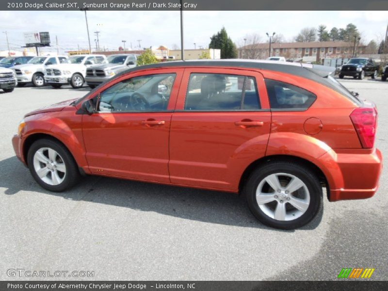  2010 Caliber SXT Sunburst Orange Pearl