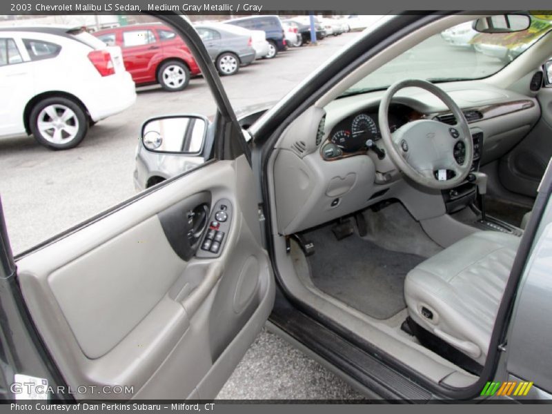 Medium Gray Metallic / Gray 2003 Chevrolet Malibu LS Sedan