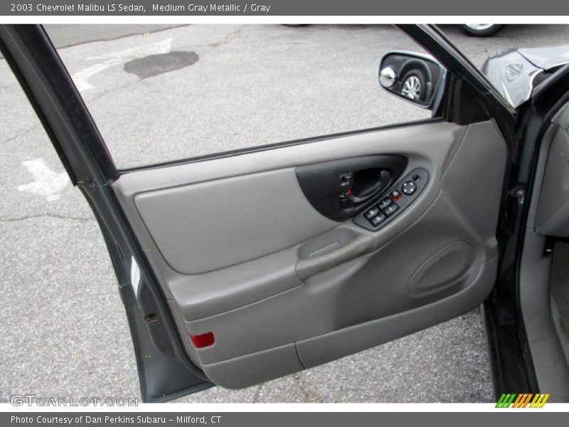 Medium Gray Metallic / Gray 2003 Chevrolet Malibu LS Sedan