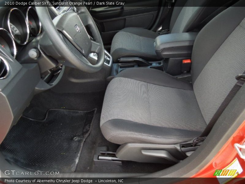 Sunburst Orange Pearl / Dark Slate Gray 2010 Dodge Caliber SXT