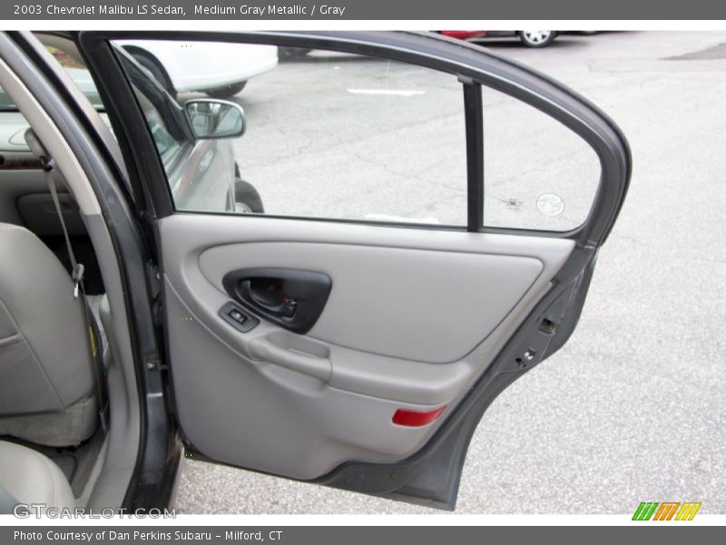 Medium Gray Metallic / Gray 2003 Chevrolet Malibu LS Sedan