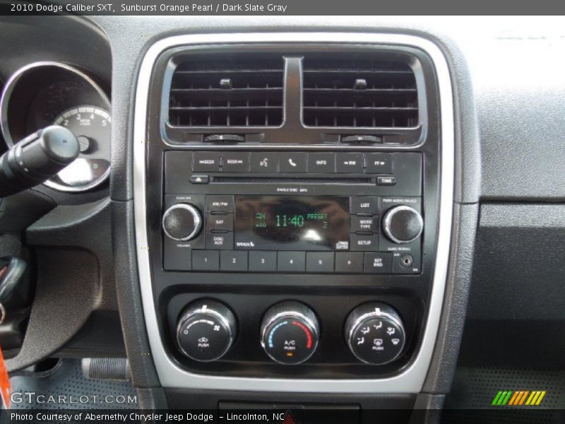 Sunburst Orange Pearl / Dark Slate Gray 2010 Dodge Caliber SXT